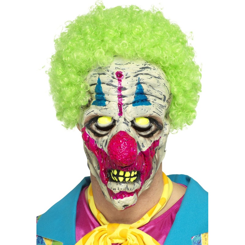 UV horror clown Frankie with hair