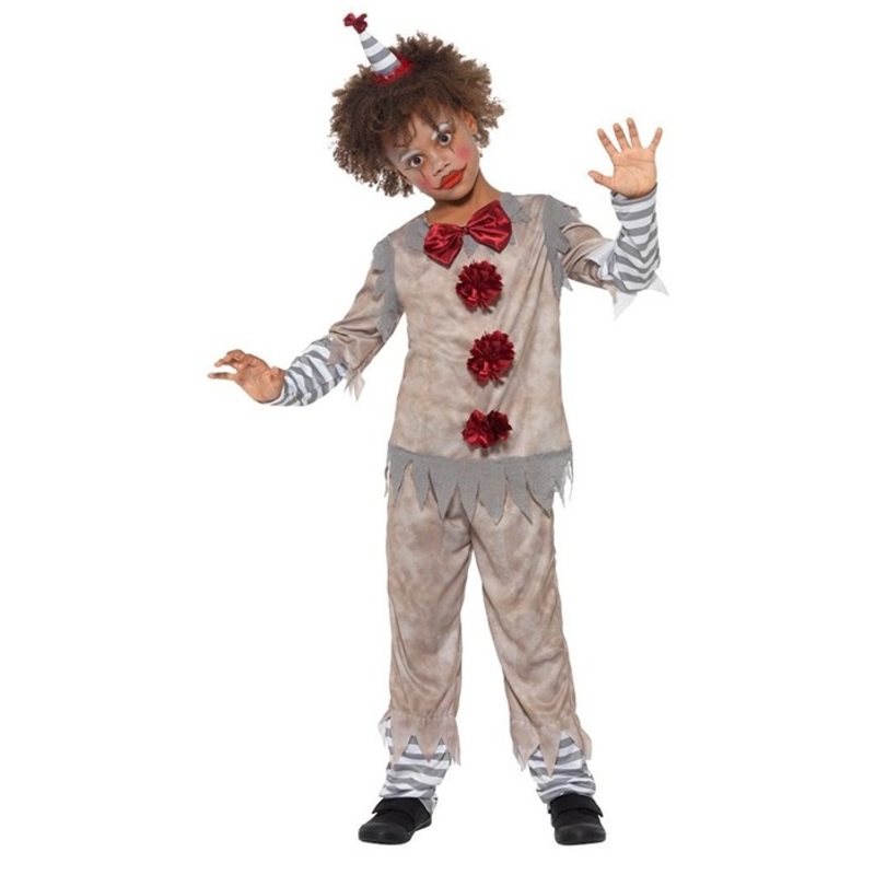 Vintage clown costume for children S
