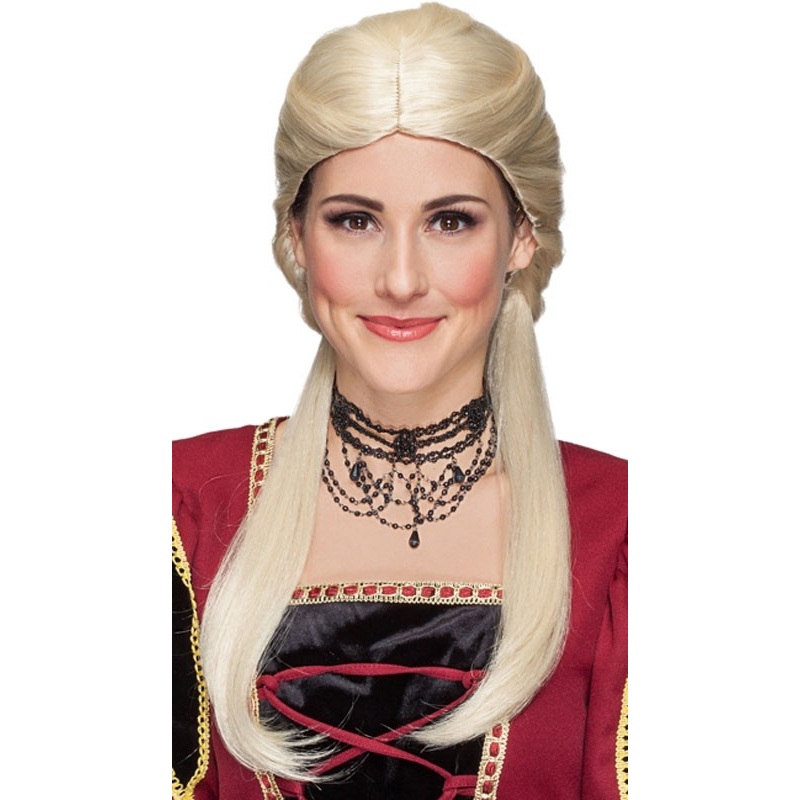 Wig braided hairstyle