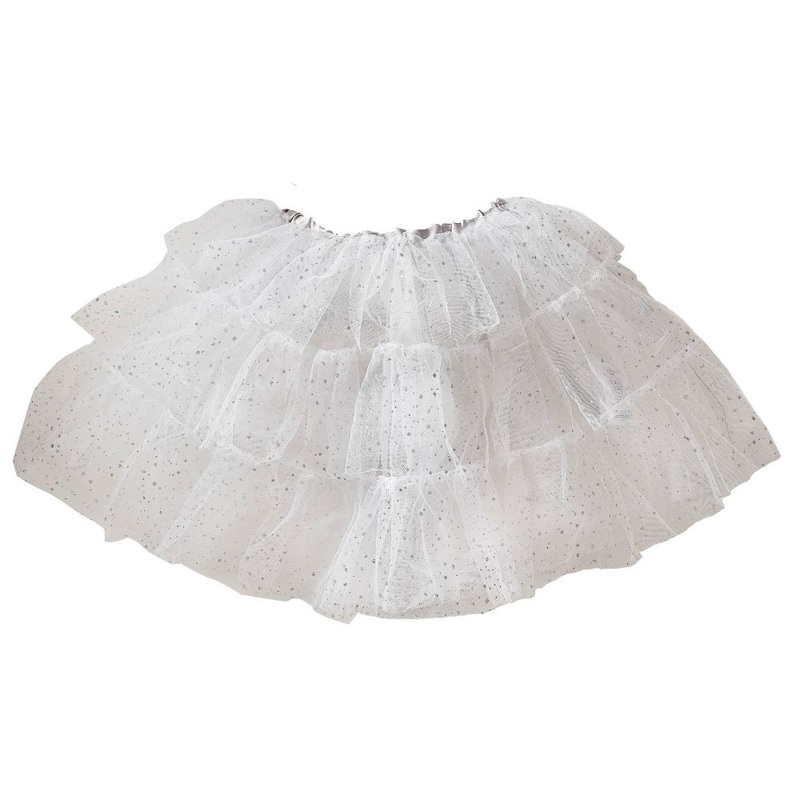 Winter Fairy Princess Tutu White Deluxe