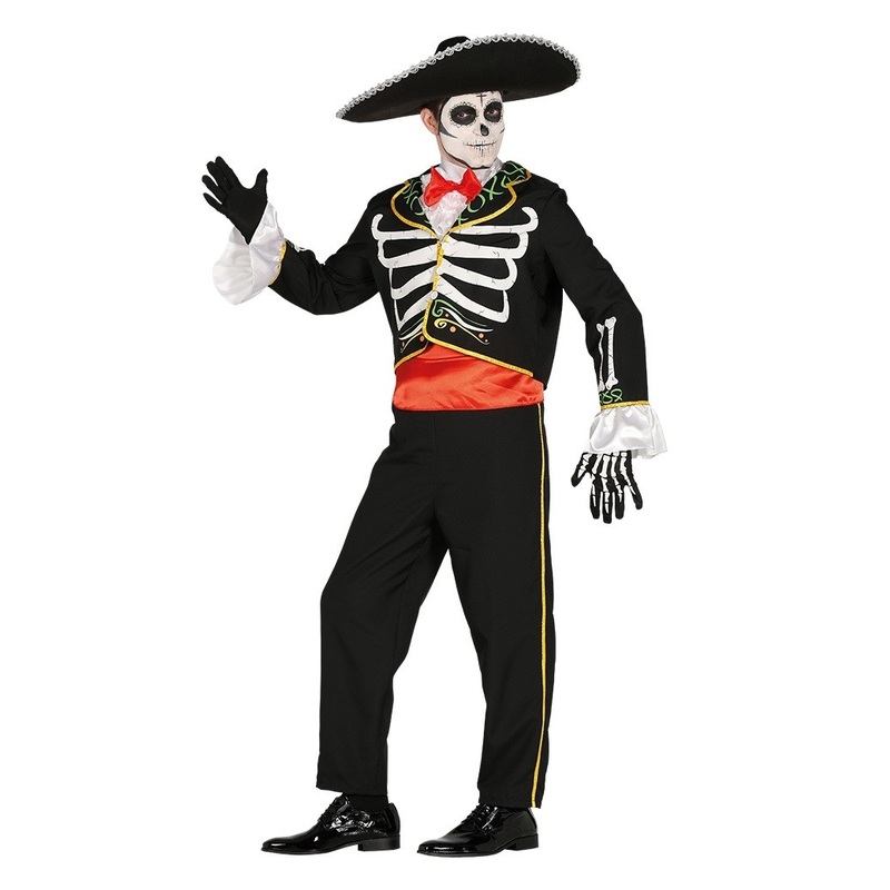 Dark skeleton torero men suit 48-50