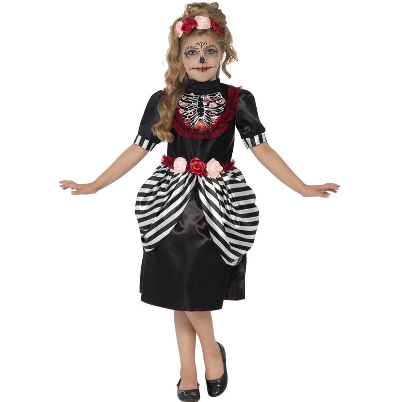 Day of the Dead Mariella Child Costume S