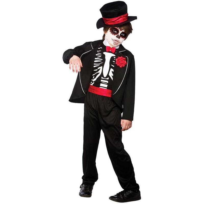 Day of the Dead skeleton child costume M