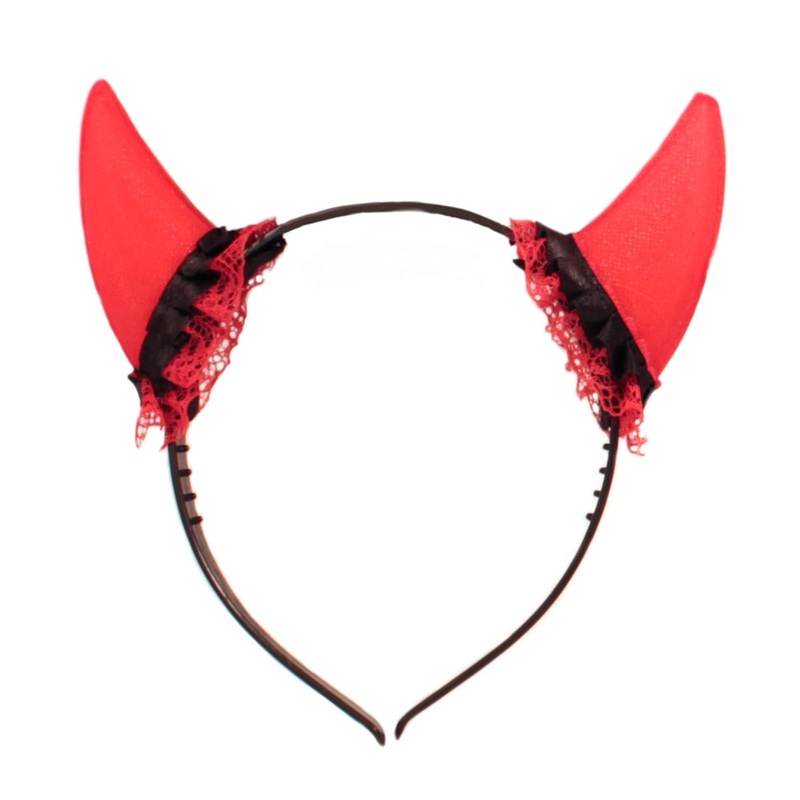 Devil's daughter headband with horns