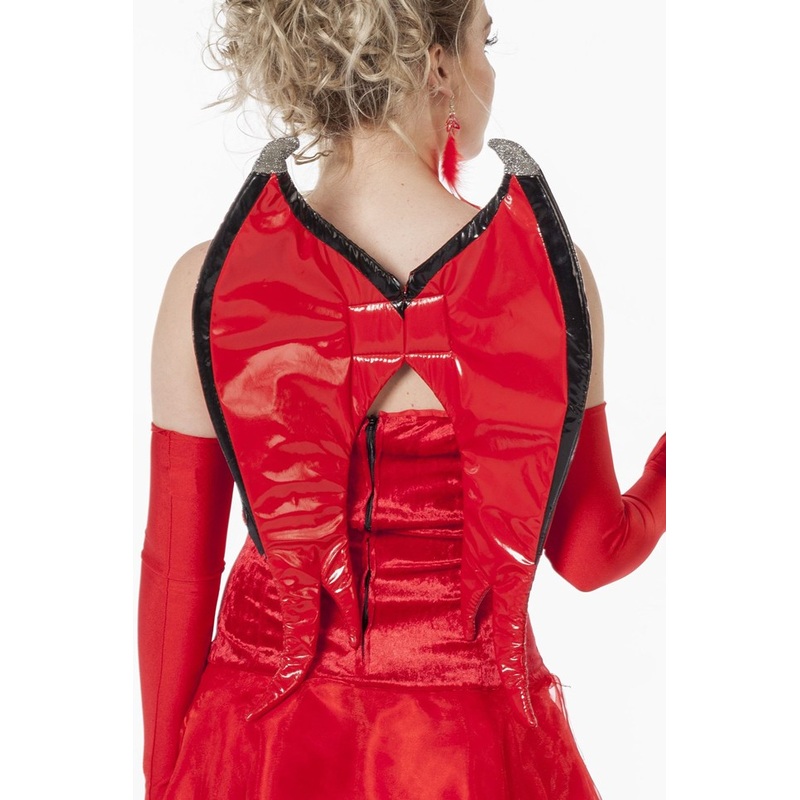 Devilish lacquer wings red