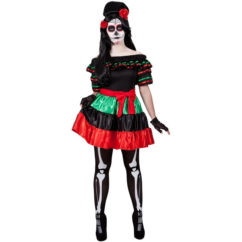 Dia De Muertos women's dress XS