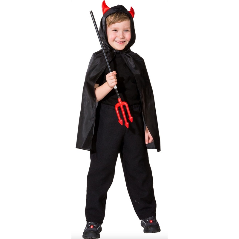 Diabolical devil cloak for children