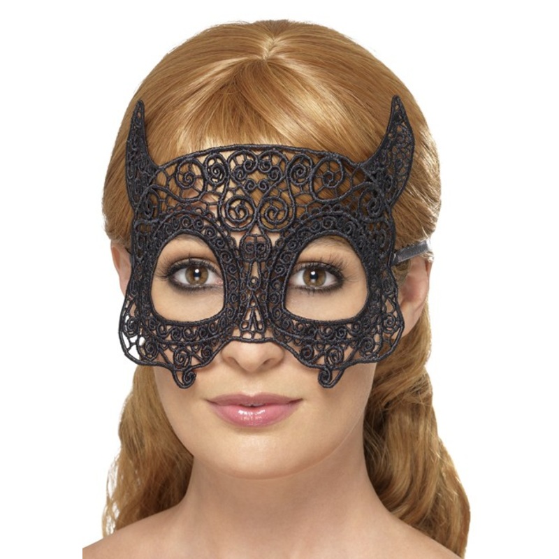 Embroidered women's lace eye mask