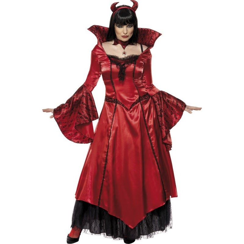 Empress of hell she-devil ball gown red M