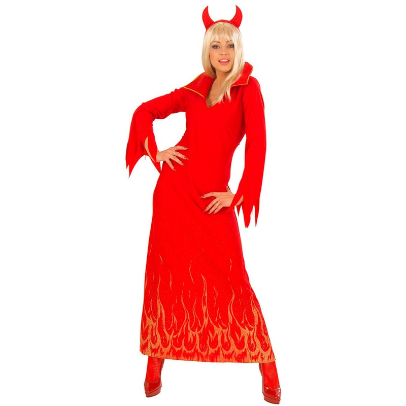Fiery devil bride Lillith ladies costume