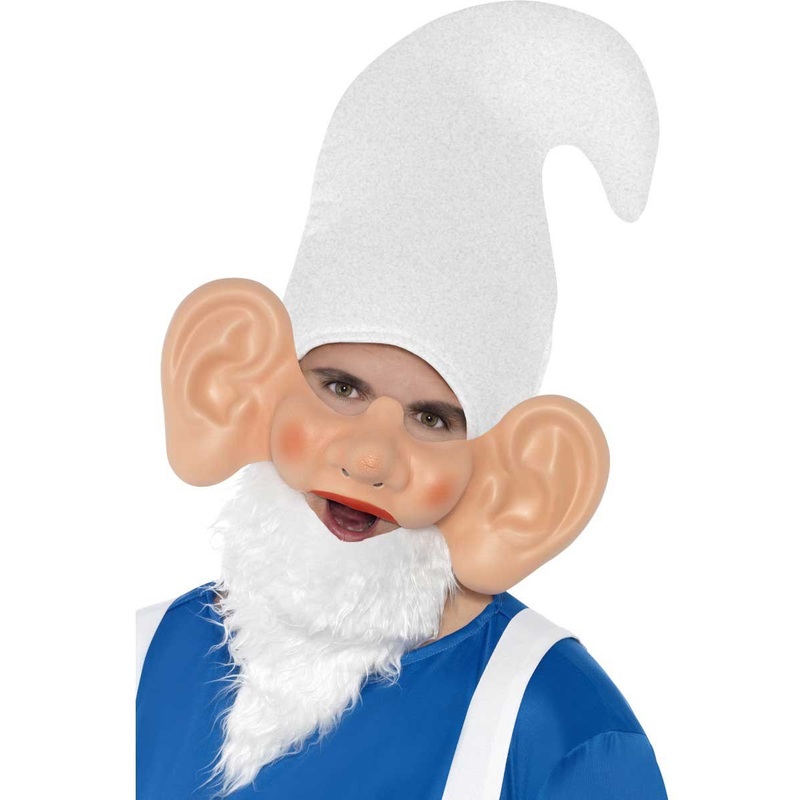 Giant dwarf half mask with XXL ears