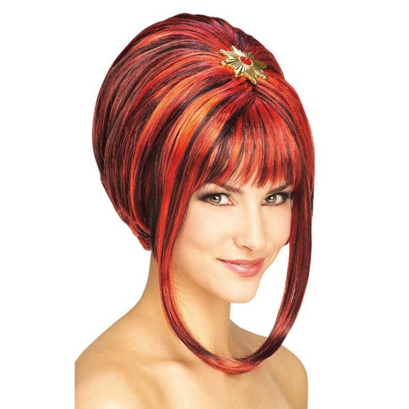 Naughty bob wig with star