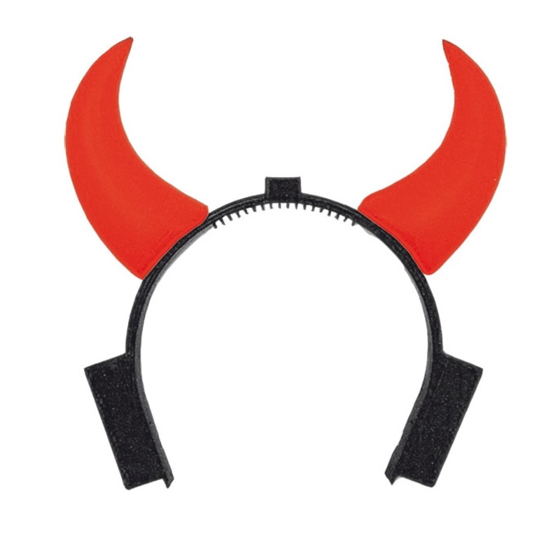 Red glowing devil horns battery operated