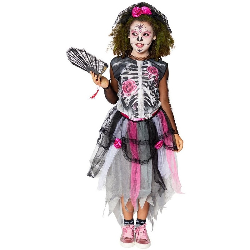 Rose Lady Dia de los Muertos girl costume