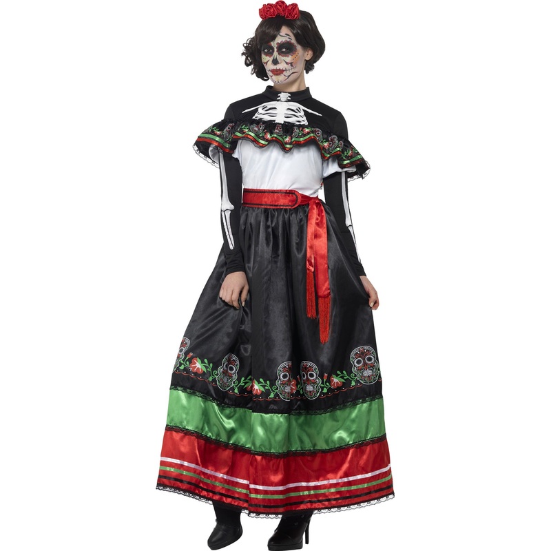 Stella day of the dead ladies costume traditional dress S