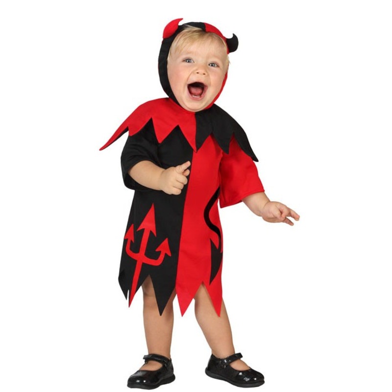 Sweet Devil red-black devil costume for children