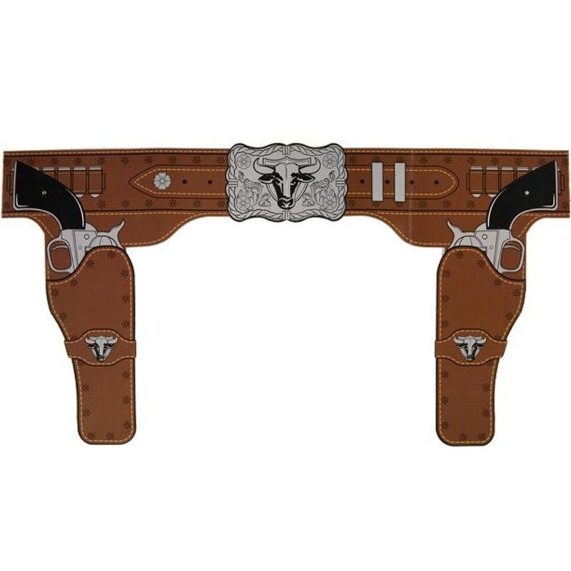 8 Wild West Story cowboy cardboard belt