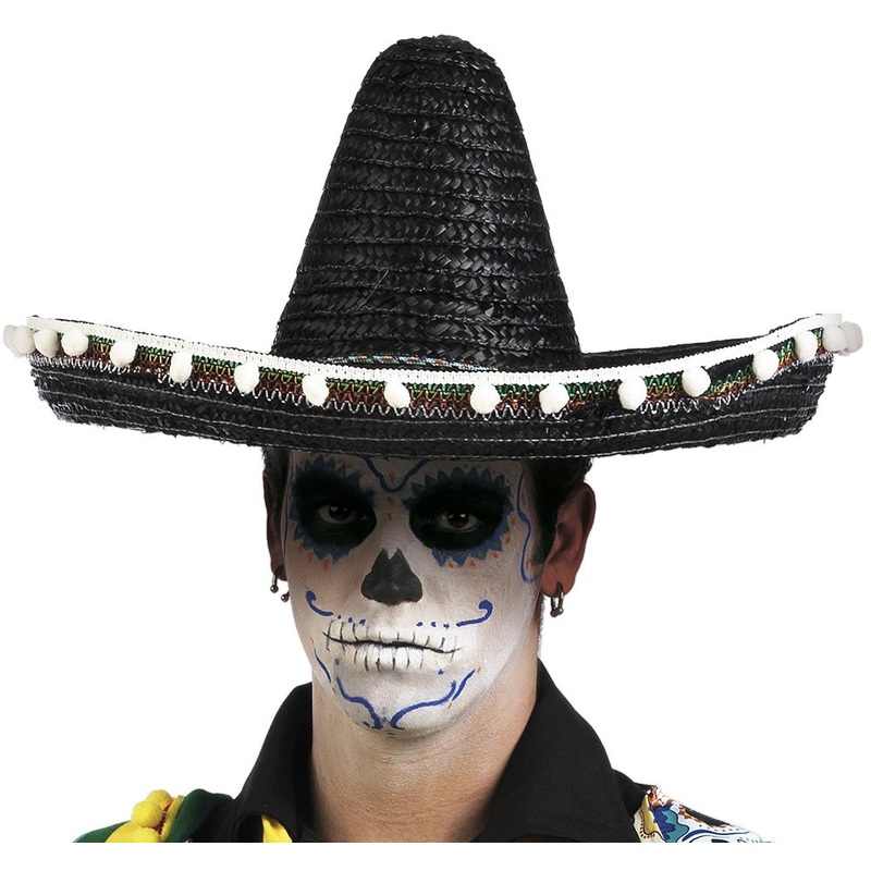 Black sambrero hat