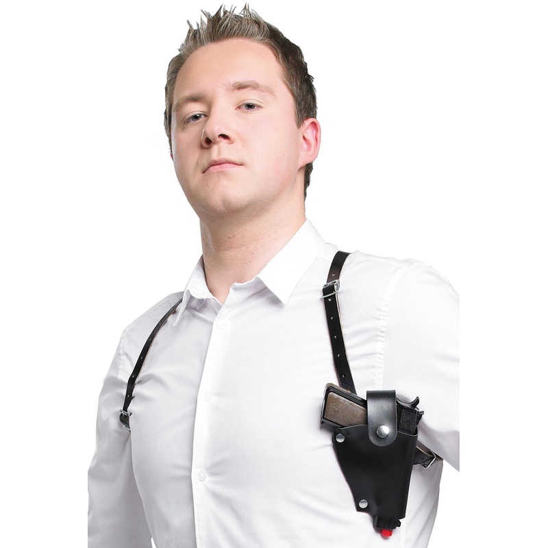 Black sheriff shoulder holster John