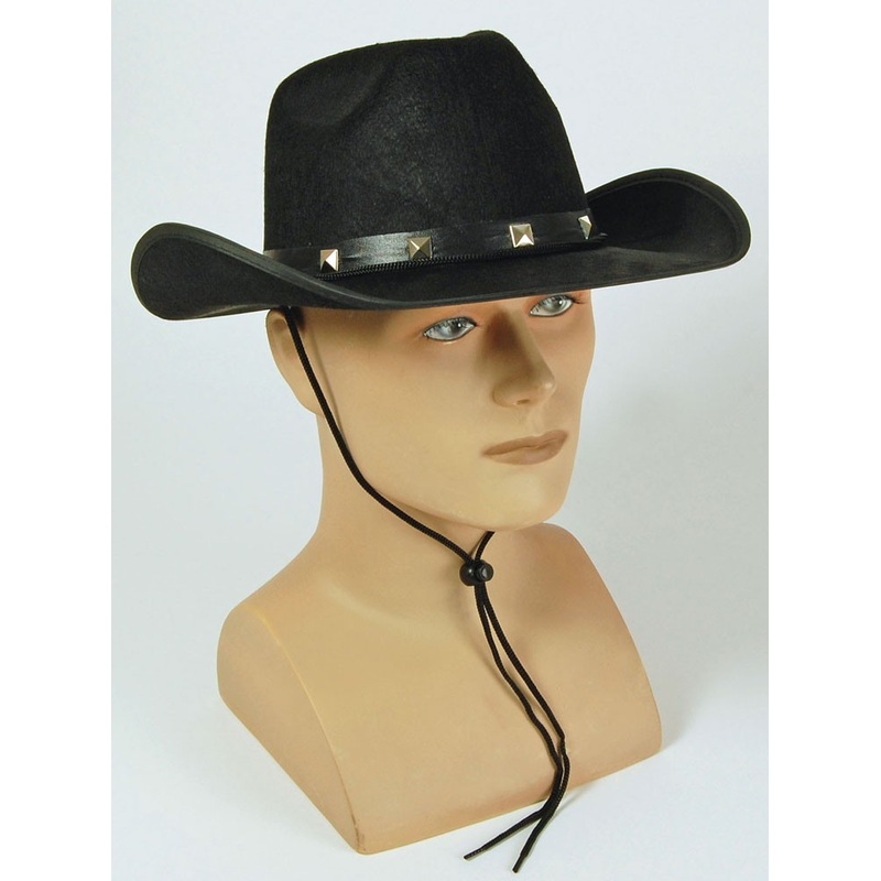 Black Wild West cowboy hat