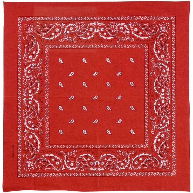 Classic cowboy scarf red