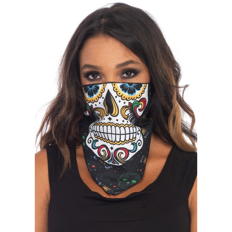 Colorful Mexican Skull Bandana