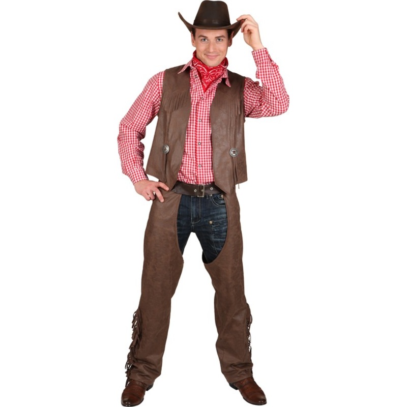 Cowboy Laurence men's costume 2-piece 48-50