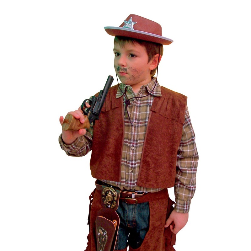 Cowboy vest Dean for boys