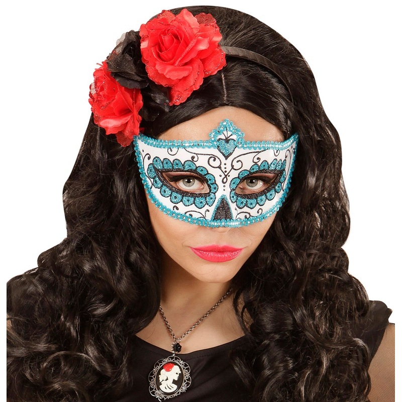 Day of the dead glitter eye mask ester