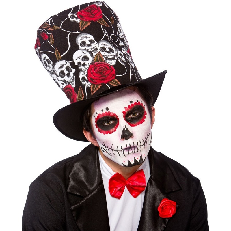 Day of the Dead Oversized Top Hat
