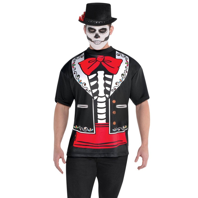 Day of the dead shirt for men