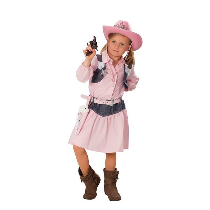 Little pink cowgirl child costume 104