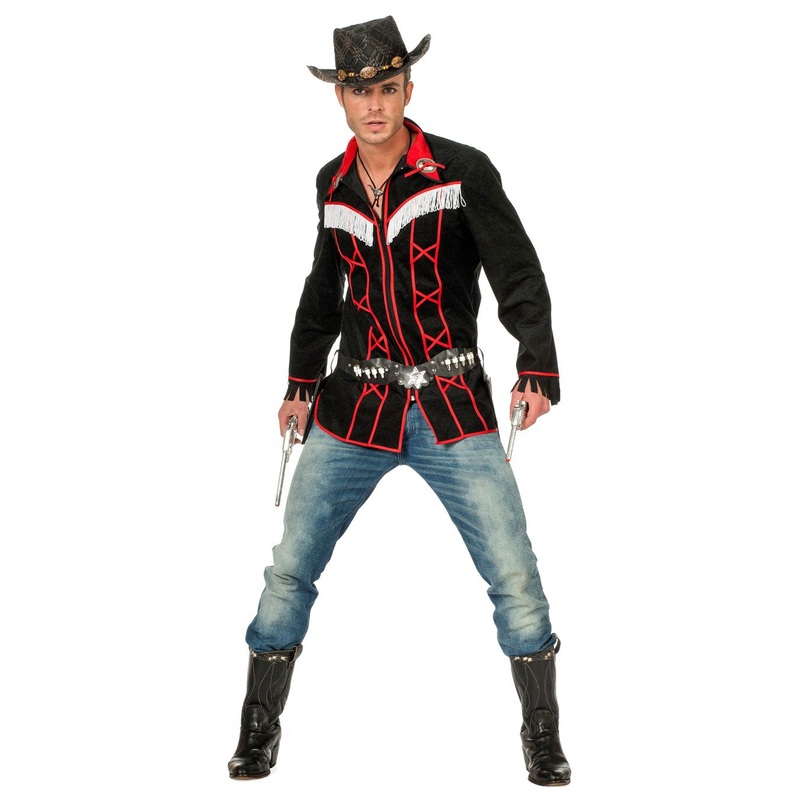 Raphael black cowboy shirt 50