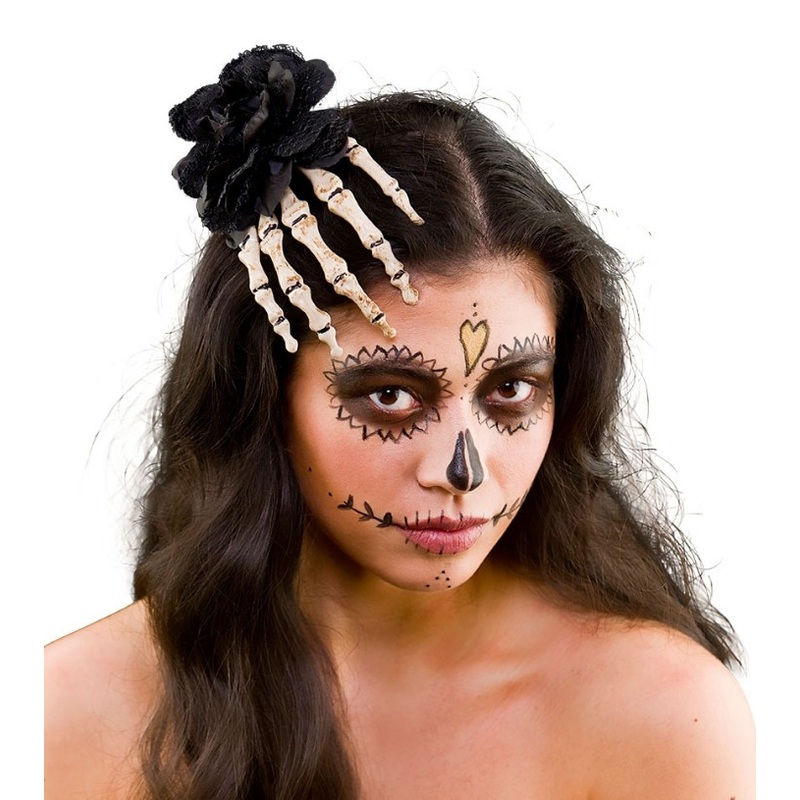 Rose of death hair clip