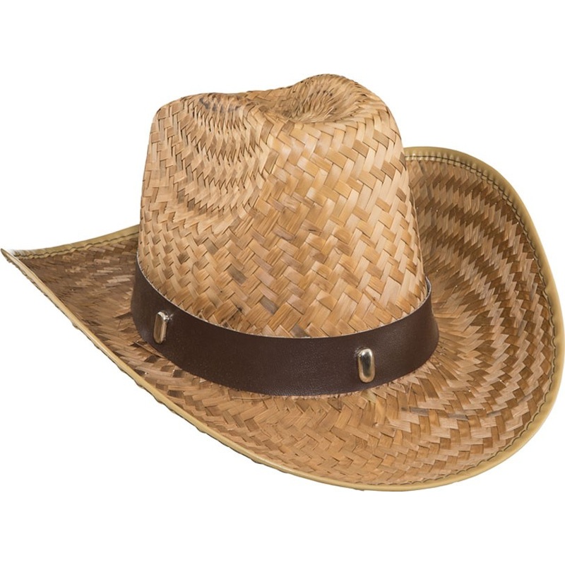 Straw cowboy hat