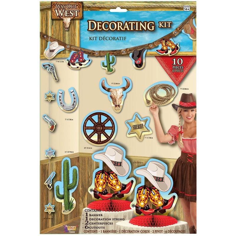 Western decoration set 10 pieces