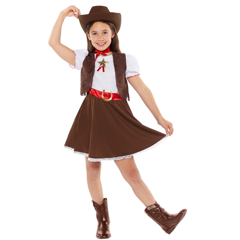 Wild West cowgirl girl costume