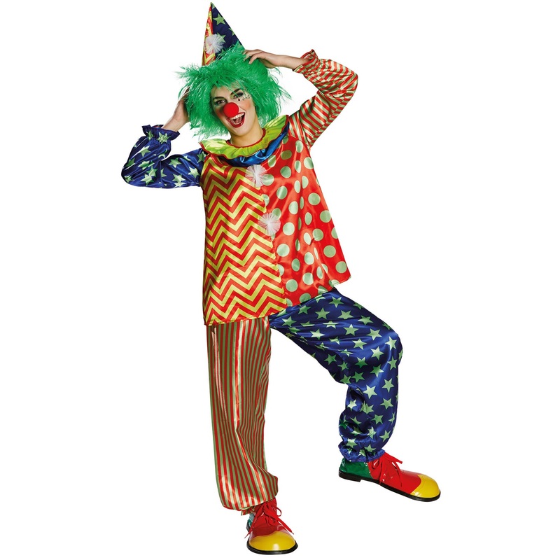Circus clown Augustina costume for women 36