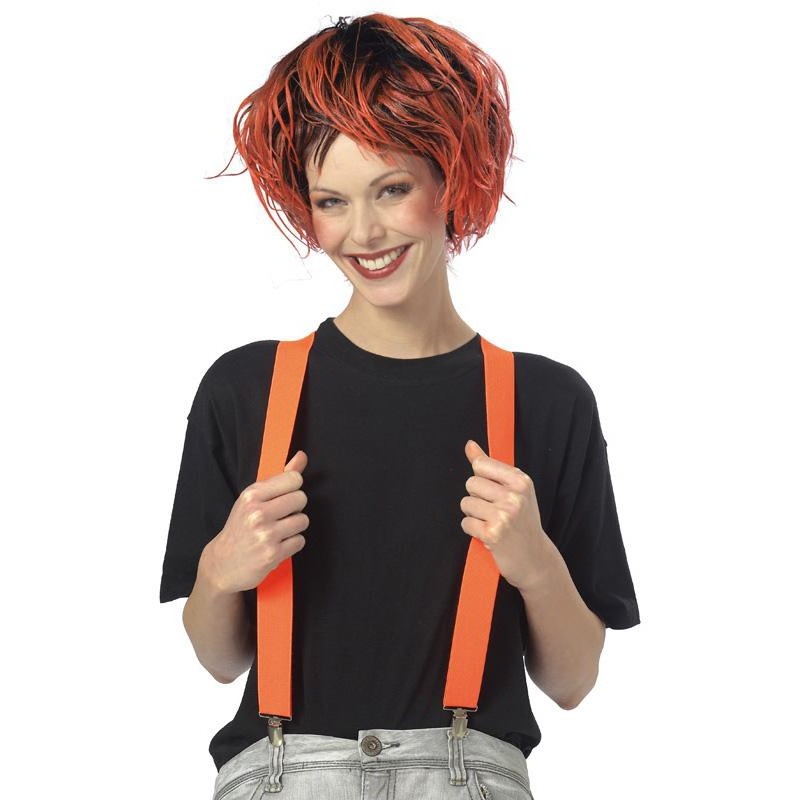 Classic suspenders in orange