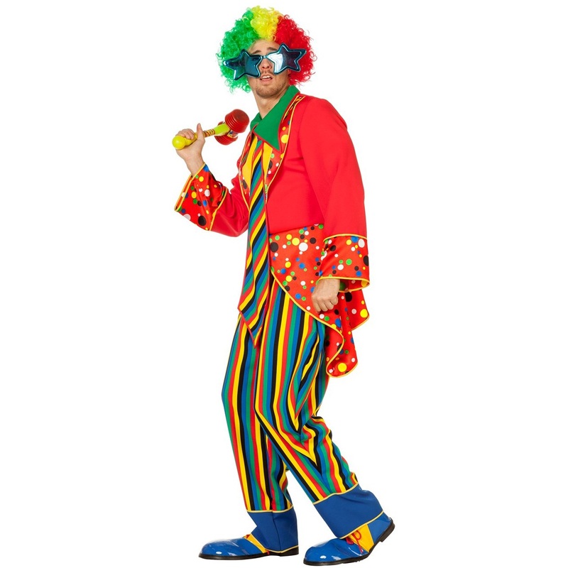 Colorful clown Charlie clown costume 50