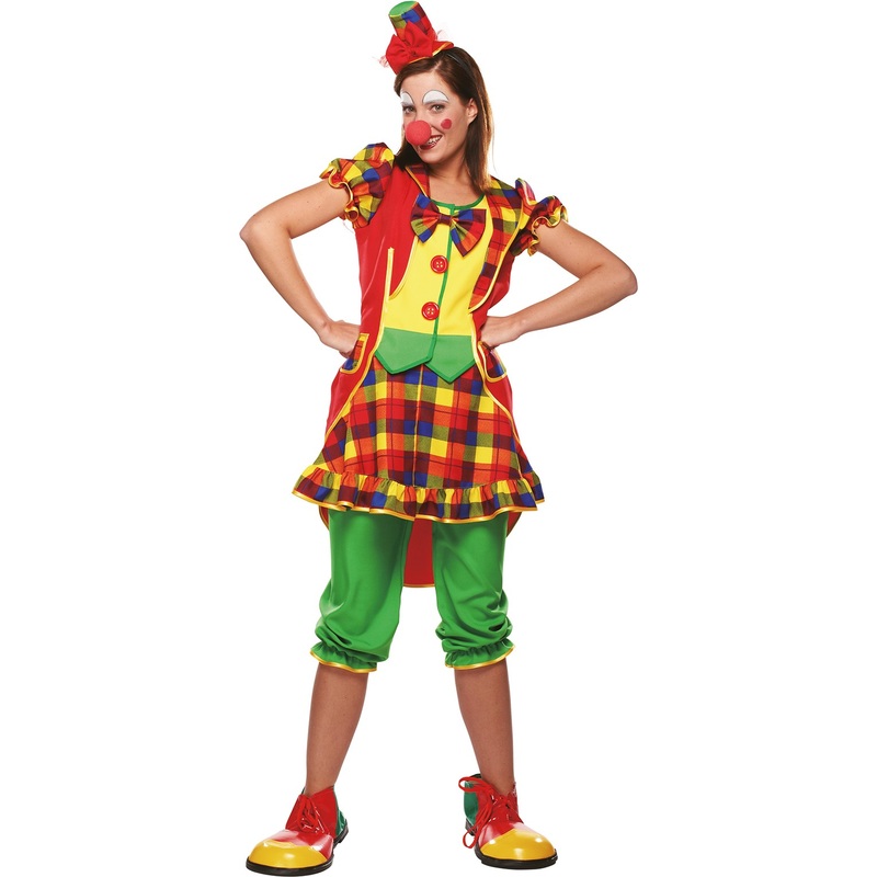 Colorful clown unisex costume 38