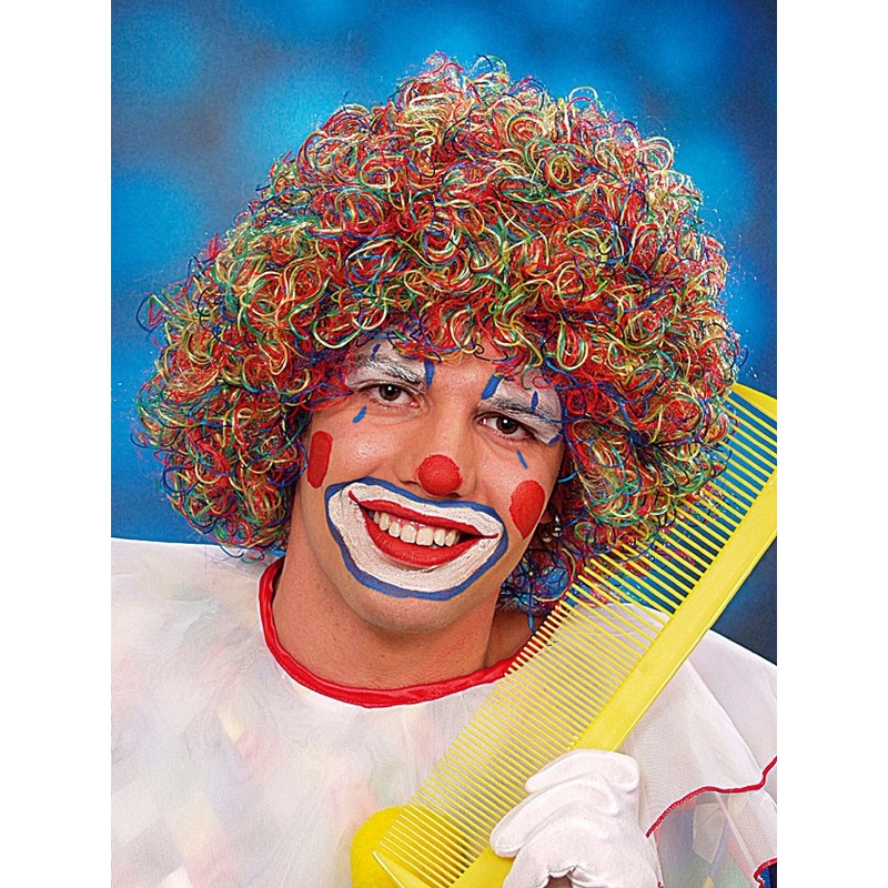 Colorful color curls wig