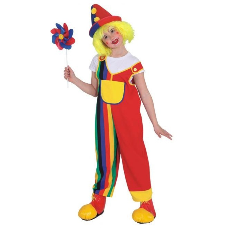 Colorful striped clown pants child costume 116