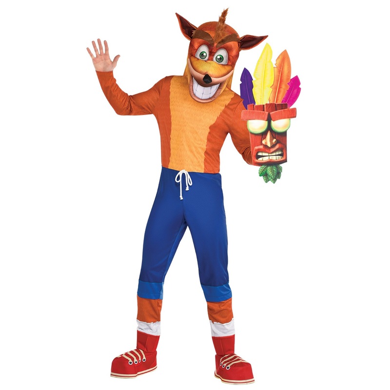 Crash Bandicoot Costume Adults M