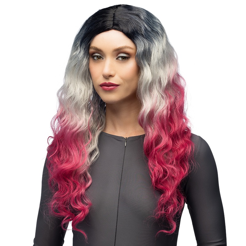 Curly fantasy ladies wig