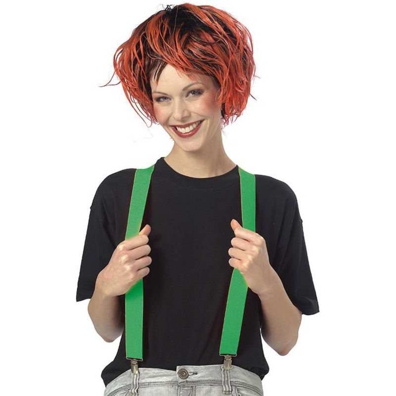Green clowns suspenders