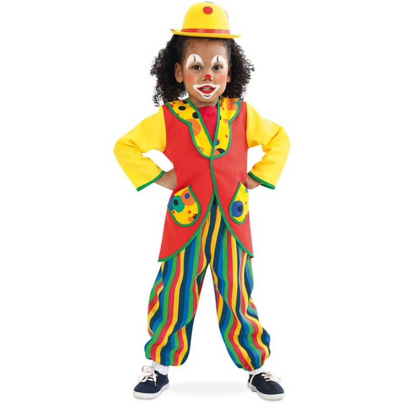Happy clown child costume 92