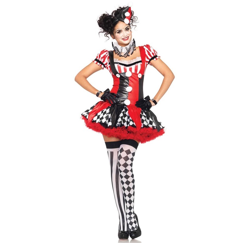 Harlequin princess ladies costume S