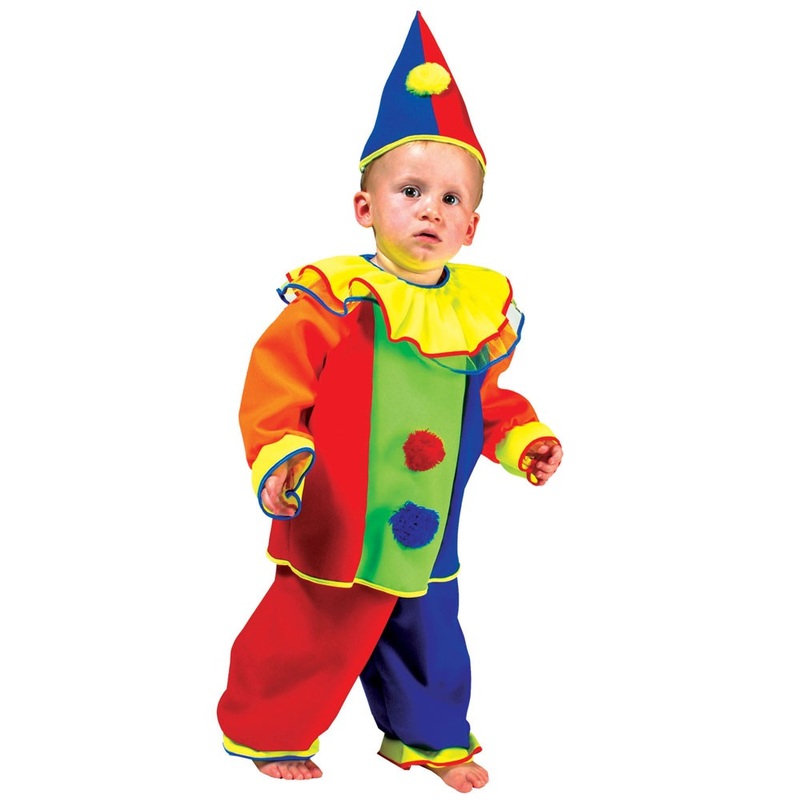 Junior clown Augustin children's costume 92