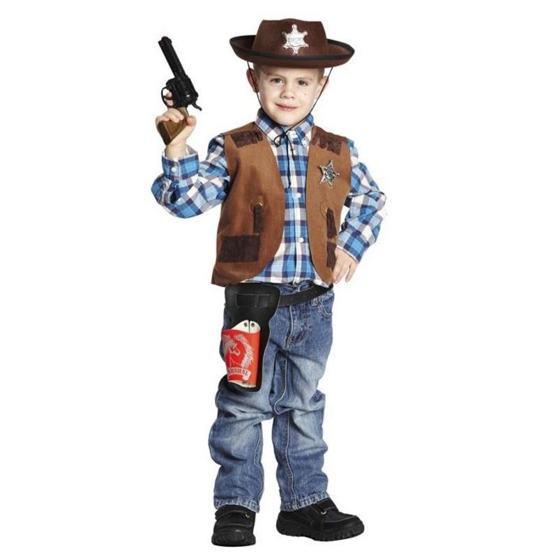Little Wild Wester Sheriff Children's Vest 116